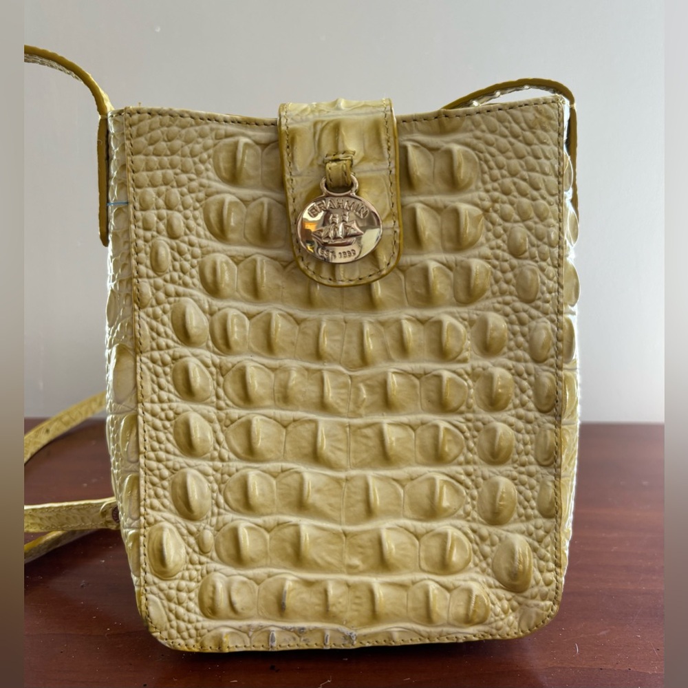 Brahmin Marley Crossbody canary Lemonade yellow Melbourne